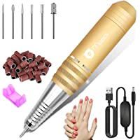 Moocii Torno para Uñas 30000 Rpm Lima de Uñas Profesionales con Set de 32 Tipos de Brocas de Pulido Pedicura- Lima…